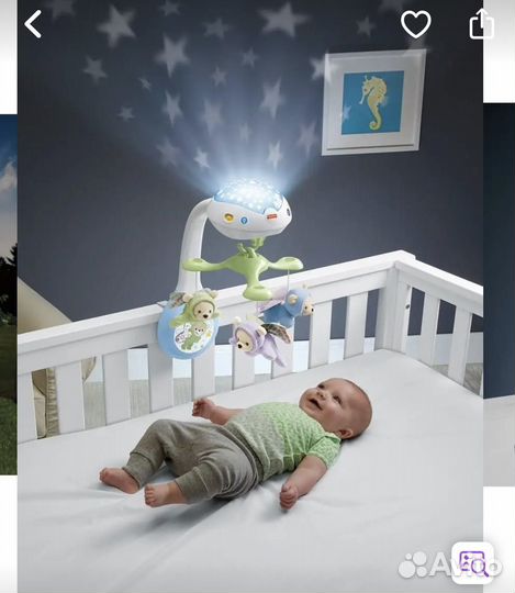 Мобиль fisher price мечты о бабочках