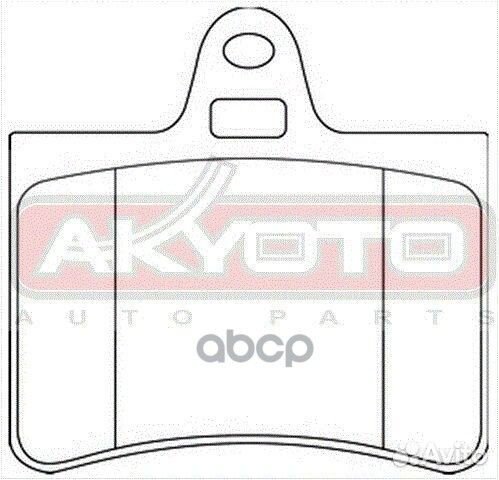 Колодки тормозные дисковые задние AKD-0193 akyoto