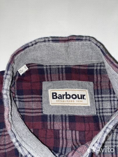 Рубашка в клетку Barbour оригинал