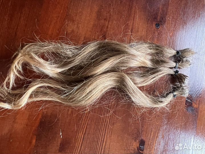 Детские некрашеные волосы