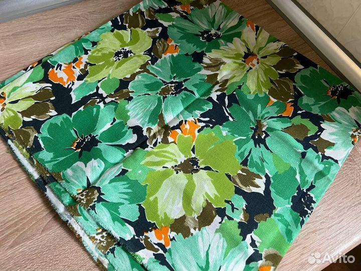 Отрез ткани хлопок СССР