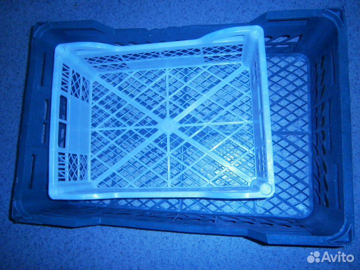 Пластиковые ящики для хранения урожая и прочего