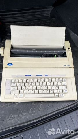 Печатная пишущая машинка