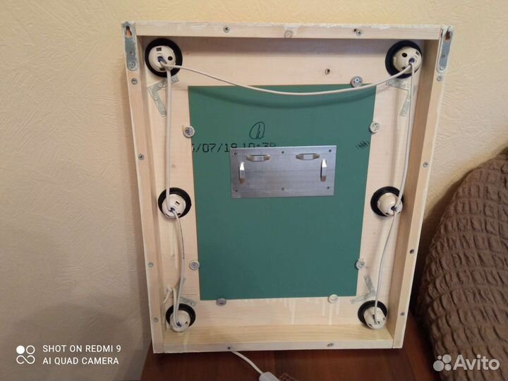 Зеркало гримерное с подсветкой