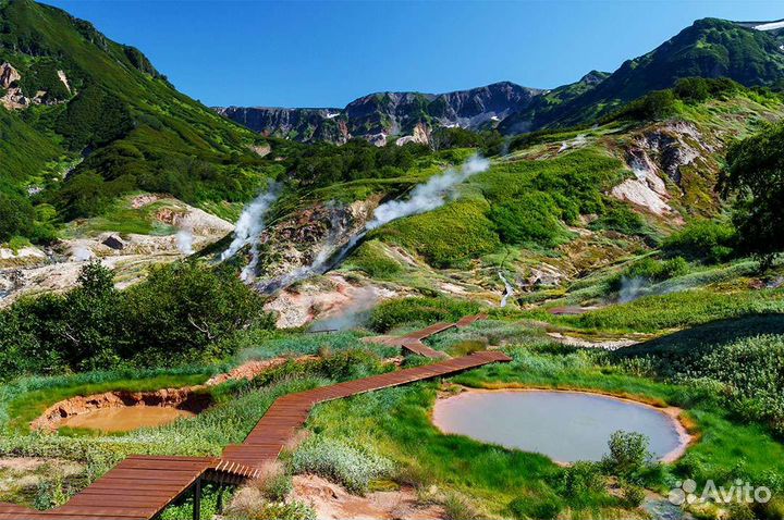 Вертолётная экскурсия в Долину гейзеров