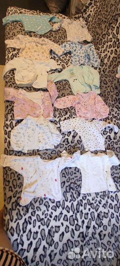 Детские вещи пакетом от 0 до года для девочки