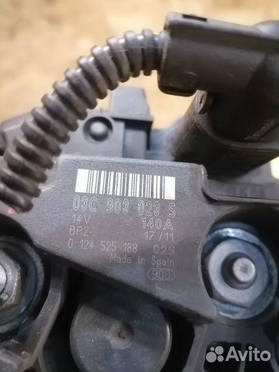 Генератор Audi A1 8X 1.4T CAX