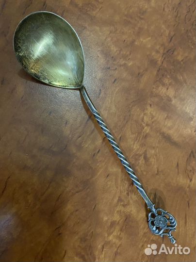 Серебряная ложка 21 см 875 проба