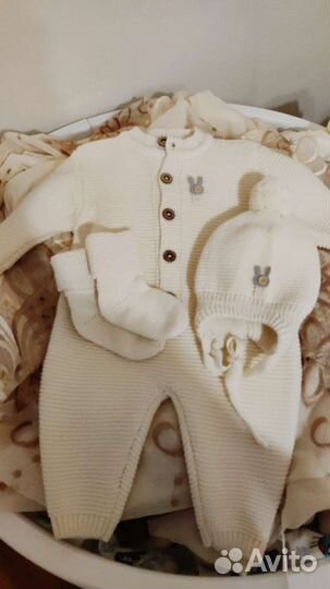 Новый вязаный комплект