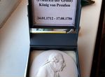 Фарфор Медаль (плакетка) Фридрих II Король Пруссии