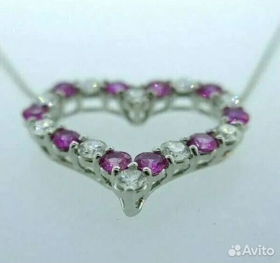 Золотое колье Tiffany 1.5 ct