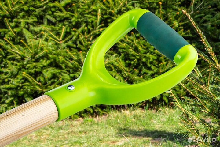 Вилы копательные Verto 126 см сталь/пластик с чере