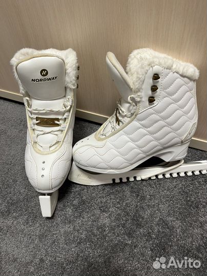 Коньки женские детские фигурные Nordway 35 размер