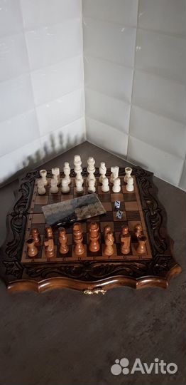 Шахматы ручной работы дерево