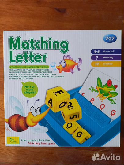 Игра для изучения англицских слов maching letter