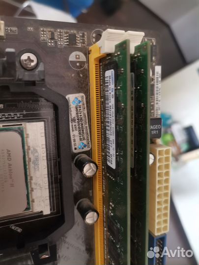 Материнская плата M4N78-AM + проц. AMD Athlon 2