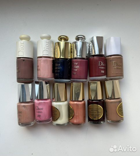 Dior лак для ногтей винтаж миниатюра