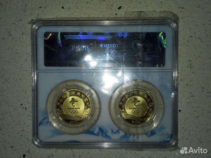 Олимпийские игры Пекин 2022 5 юаней в фирменной уп