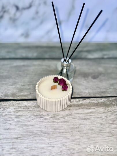 Свечи из кокосового воска