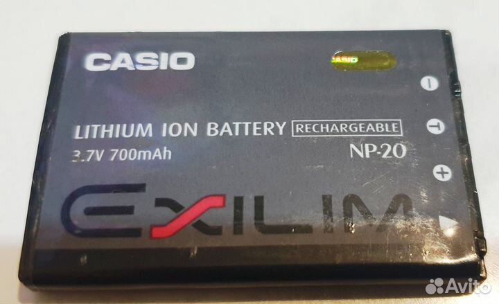 Аккумулятор Casio-NP-20. Б/у. Оригинал. Отличное