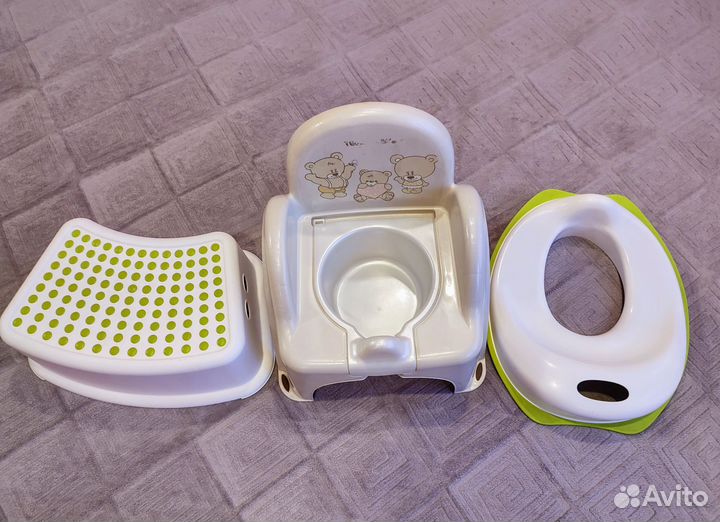 Накладка на унитаз IKEA, приступок IKEA, горшок