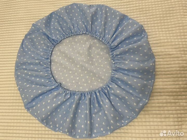 Простынь на резинке круглая новая