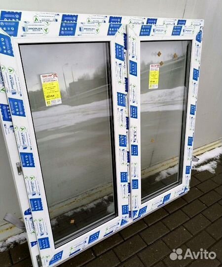 Окна пластиковые 1200х1204 мм
