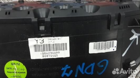 Щиток приборов chevrolet aveo 1 (GDN07IT01)