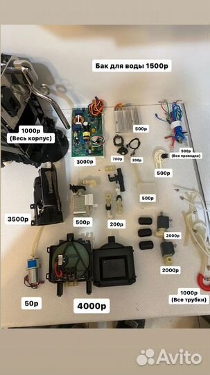 Кофемашина bork C730 по запчастям