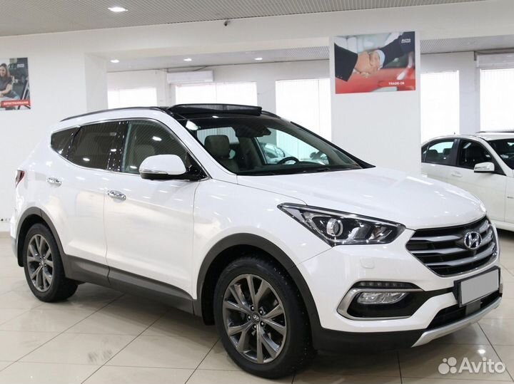 Hyundai Santa Fe 2.2 AT, 2017, 101 400 км