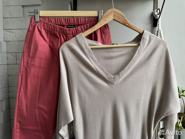 Одежда ддя девочки девушки брюки джемпер 40 42