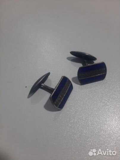 Запонки,винтаж, СССР, серебро