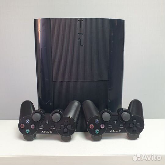 Sony PS3 500GB, 2 геймпада, 47 игр (HEN)