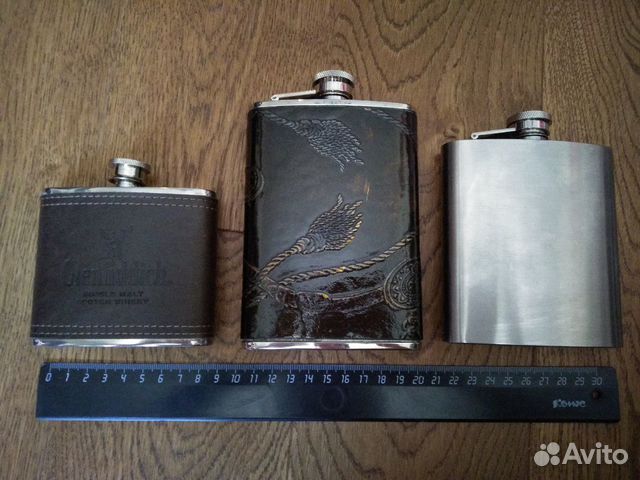 Фляжки новые. сталь