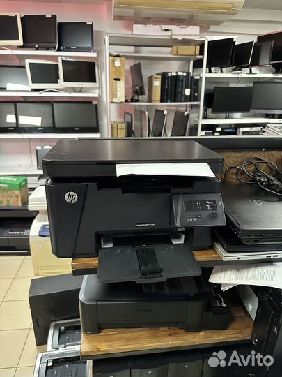 Мфу HP LaserJet Pro M125r/заправлен