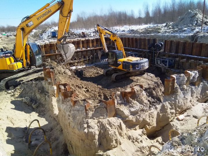 Водопонижение иглофильтрами, скважинами, водоотлив