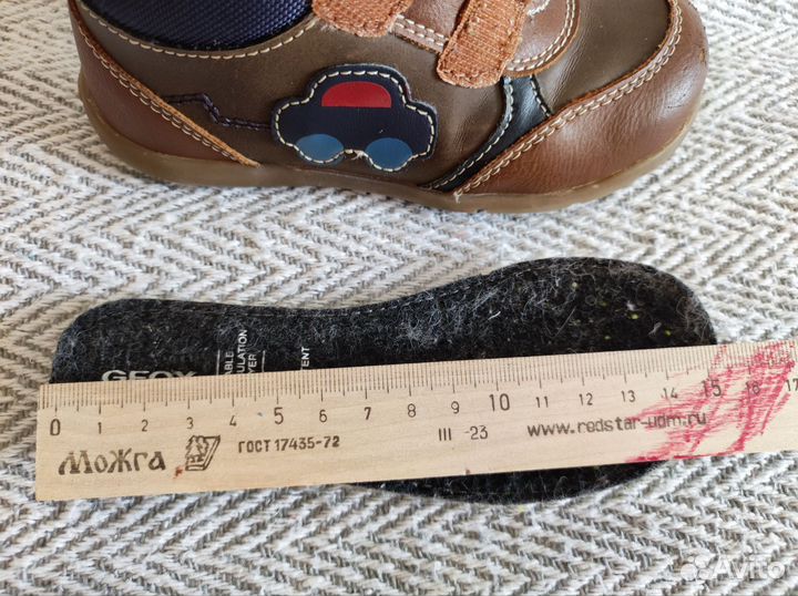 Демисезонные ботинки geox 25