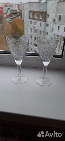Фужеры хрустальные СССР