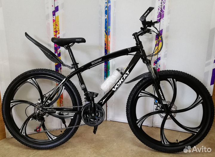 Горный велосипед на литых дисках подросток