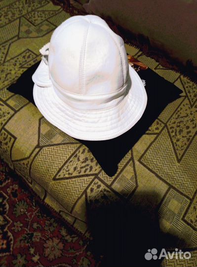 Шляпа, женская кожаная