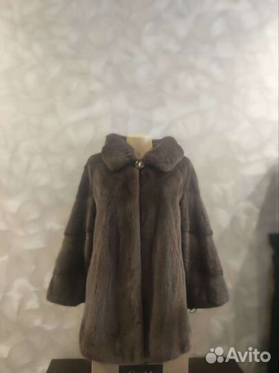 Шуба норковая с капюшоном 42-46