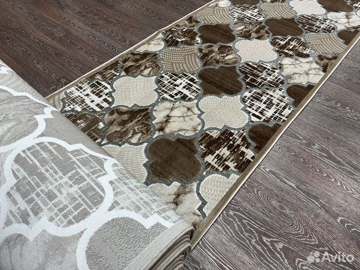 Ковровая дорожка 1м, рельефная