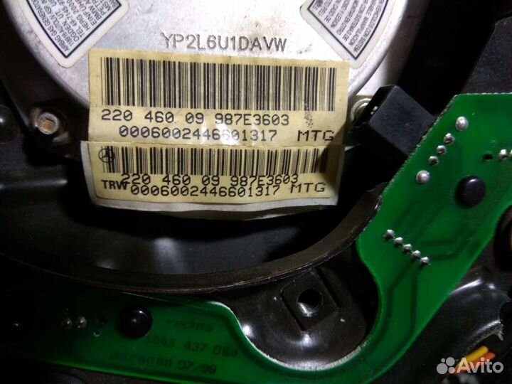 Mercedes-Benz w220 подушка безопасности водителя