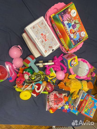 Отдам 2 пакета игрушек за любой стиральный порошок