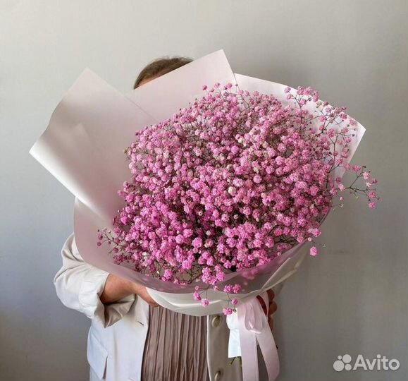 Гипсофила, радужная гипсофила, букет с доставкой