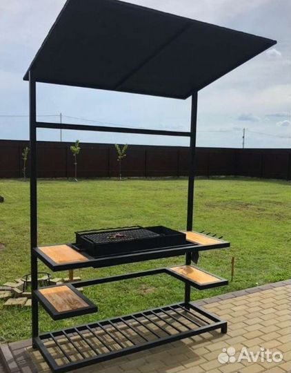 Мангал с крышей Новый