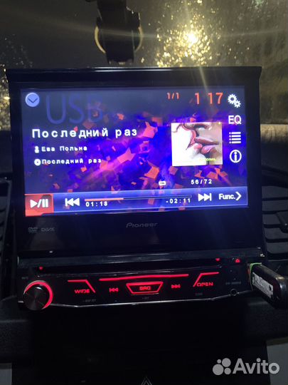 Магнитола pioneer avh 3800 dvd