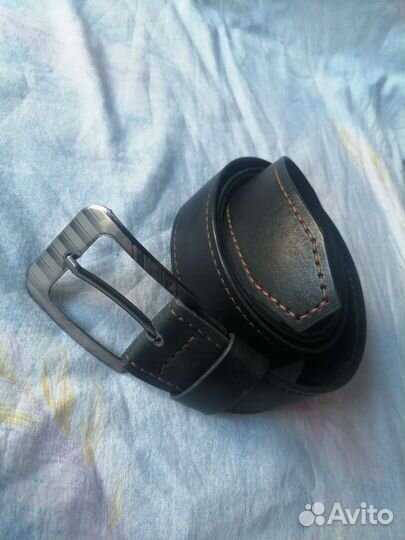 Мужской кожаный ремень ручной работы