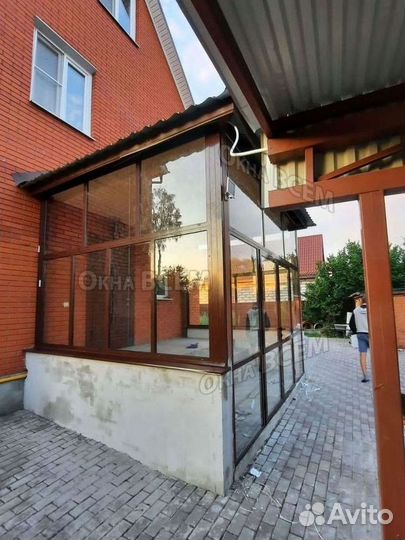 Остекление окон и балконов пвх