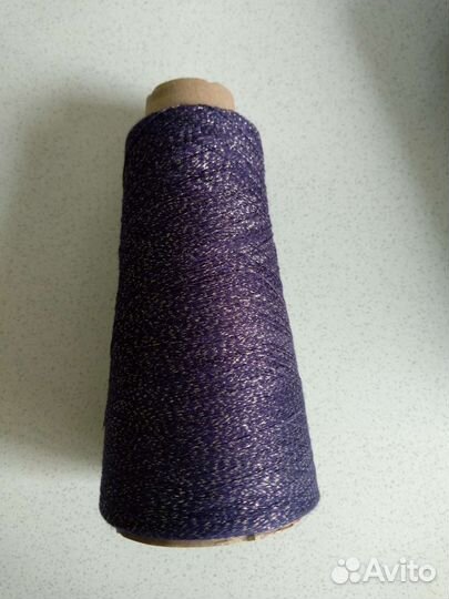 Пряжа нитки для вязания люрекс